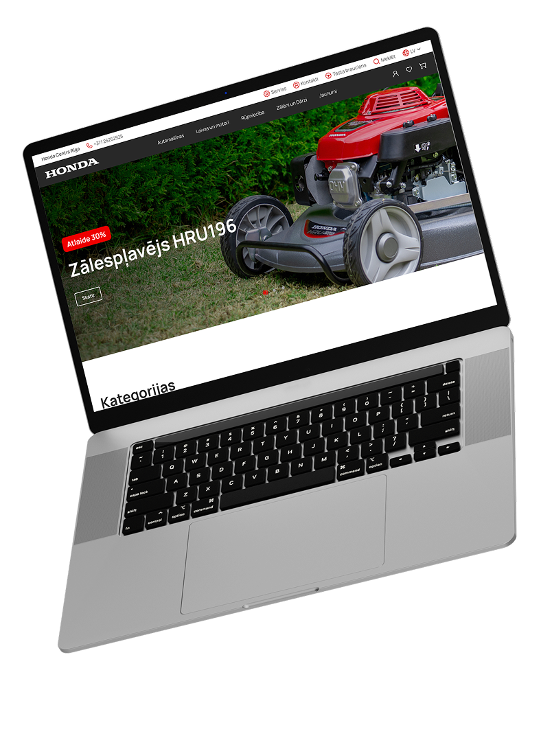 hondacentrsriga website